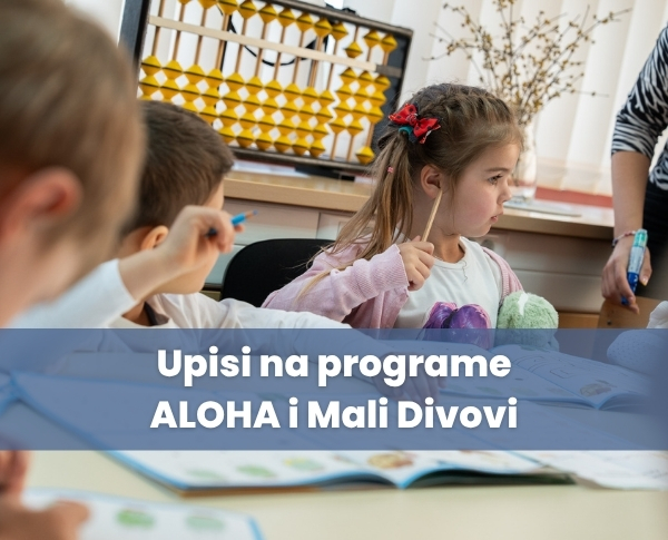UPISI - ALOHA I MALI DIVOVI - mentalni trening za djecu