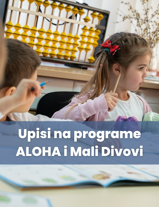UPISI - ALOHA I MALI DIVOVI - mentalni trening za djecu